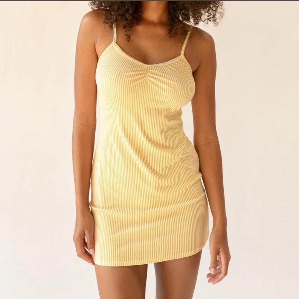 Dippin Daisy's Seta Yellow Striped Dress